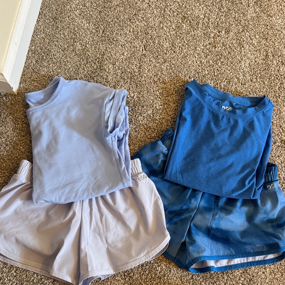 DSG Blue and Lavender Workout Set